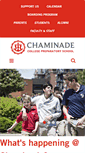 Mobile Screenshot of chaminade-stl.org