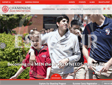 Tablet Screenshot of chaminade-stl.org